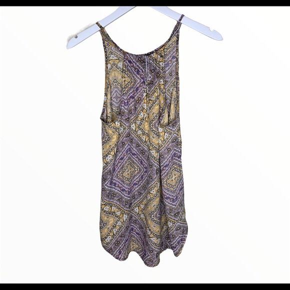 COTTON ON Australia Geo Paisley Scarf Print Sleeveless Tank Purple Size Medium - Picture 5 of 6